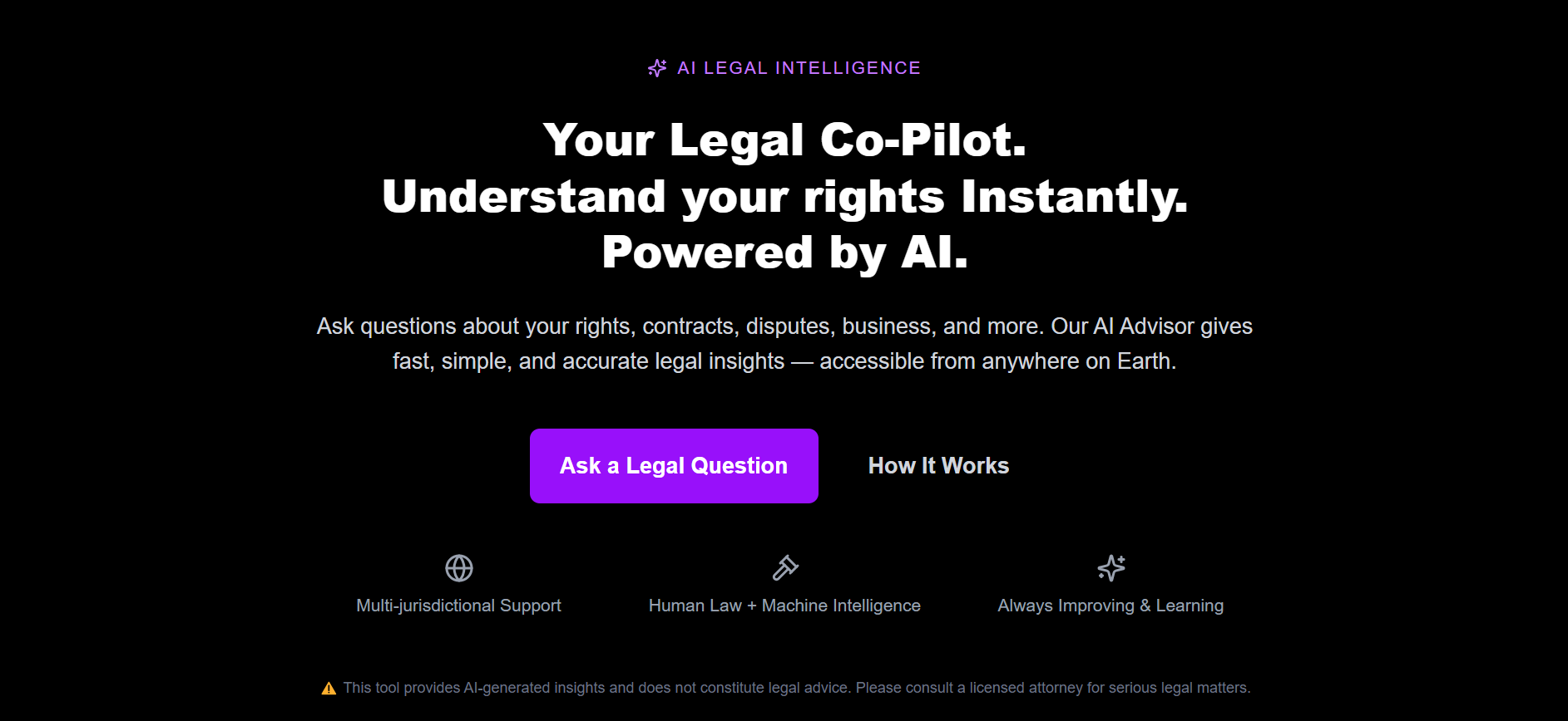 LegalEase AI Screenshot